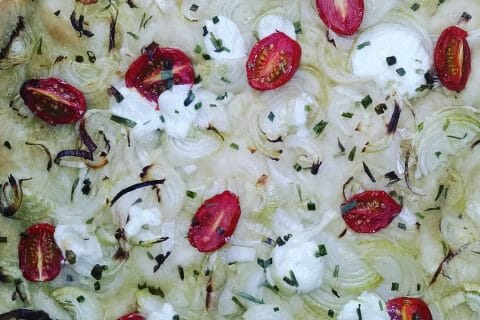 Cliquez pour zoomer ! Focaccia aux oignons Thermomix par Mandy 🍂