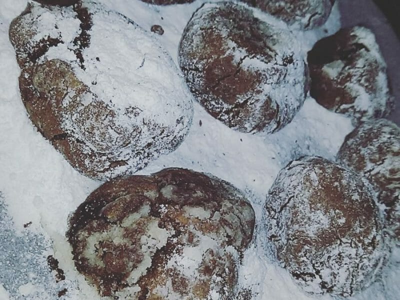 Cliquez pour zoomer ! Craquelés au chocolat Thermomix par Mandy 🍂