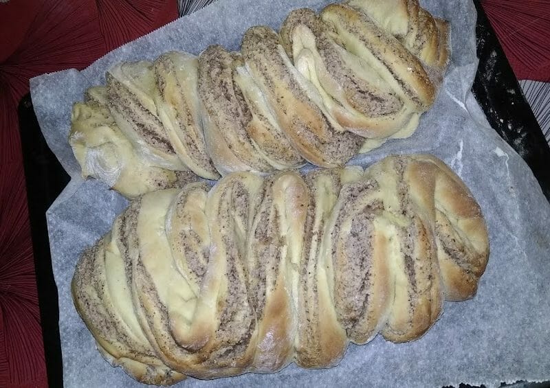 Cliquez pour zoomer ! Brioche tressée aux noisettes Thermomix par Mandy 🍂