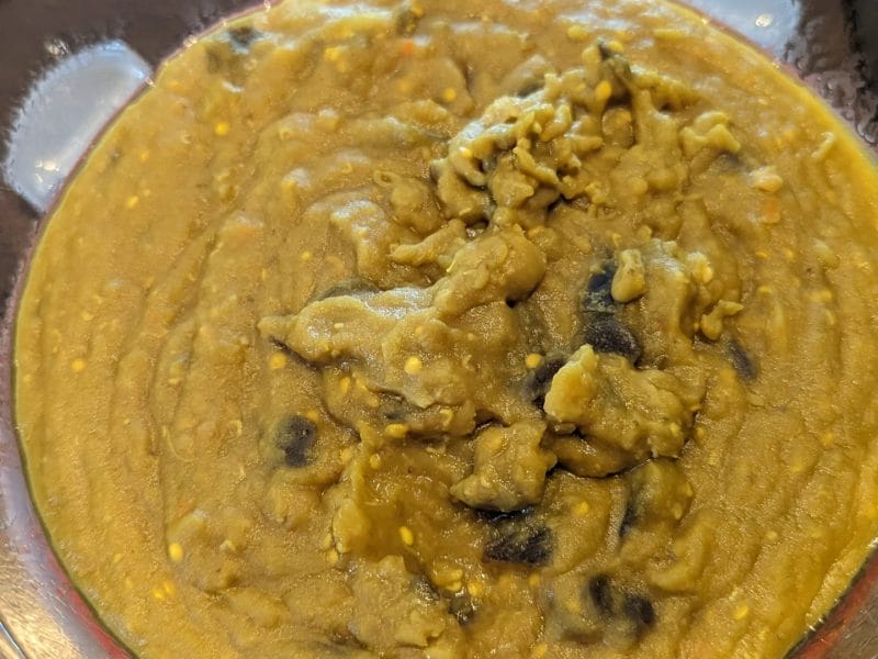 Cliquez pour zoomer ! Dhal d’aubergine et de lentilles corail Thermomix par corinne_31