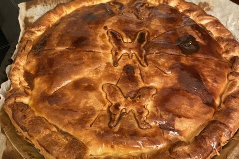 Cliquez pour zoomer ! Tourte au poulet et aux champignons Thermomix par judedegenf