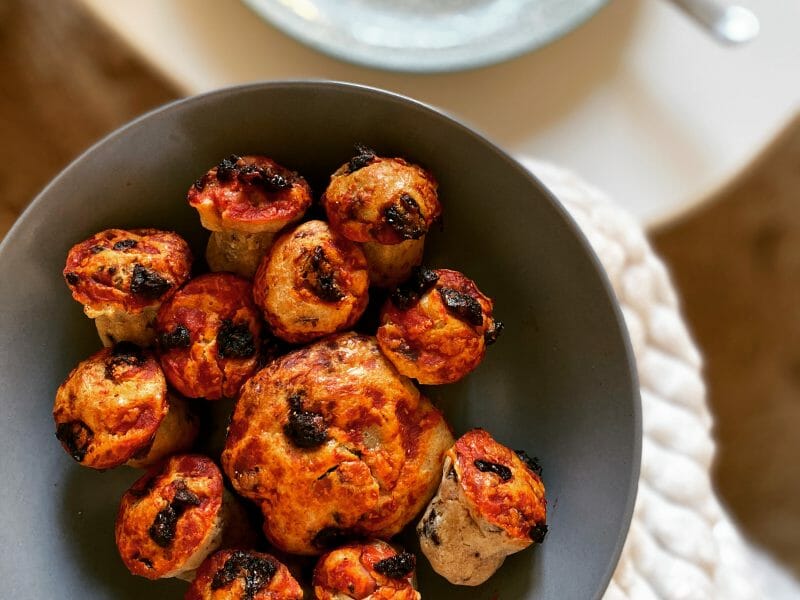 Cliquez pour zoomer ! Muffins salés façon pizza Thermomix par ameline_23