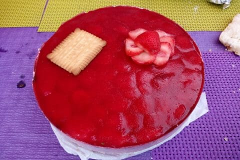 Cliquez pour zoomer ! Bavarois aux fraises au Thermomix