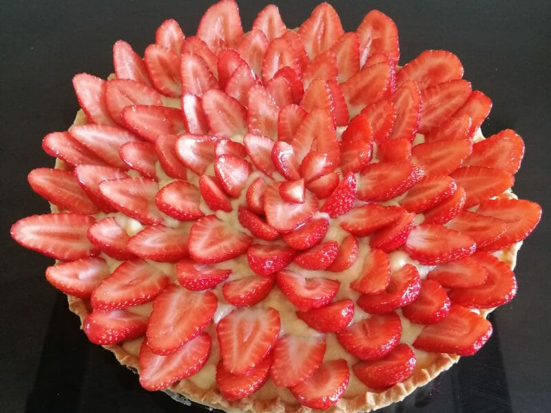 Cliquez pour zoomer ! Tarte aux fraises Thermomix par delphineallais