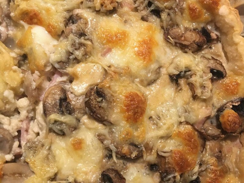 Cliquez pour zoomer ! Tarte au poulet et champignons Thermomix par 🌸 c00ki 🌸
