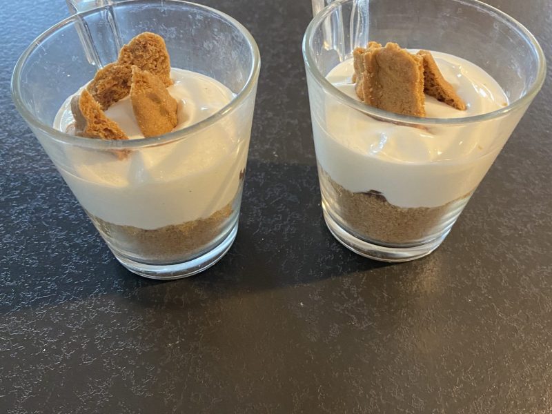 Cliquez pour zoomer ! Verrines spéculoos, nutella et fromage blanc Thermomix par 🌸 c00ki 🌸