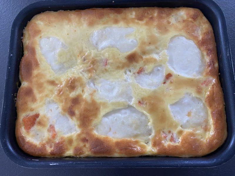 Cliquez pour zoomer ! Flan poireaux, saumon fumé et mozzarella Thermomix par 🌸 c00ki 🌸