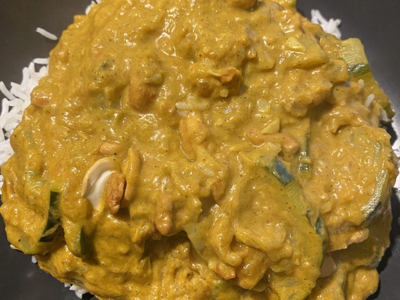 Cliquez pour zoomer ! Curry de courgettes au lait de coco Thermomix par 🌸 c00ki 🌸