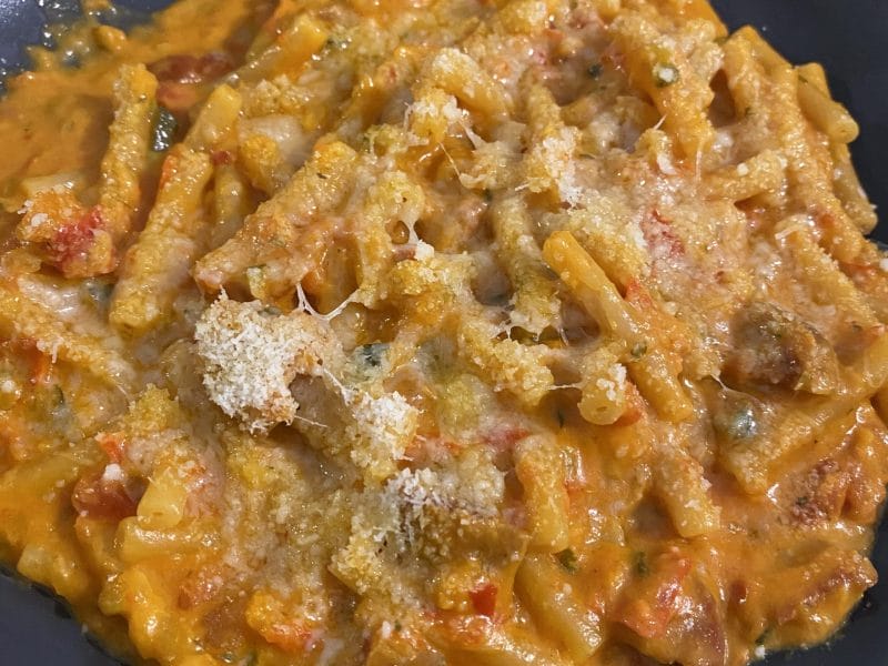 Cliquez pour zoomer ! Fusilli aux tomates et au chorizo Thermomix par 🌸 c00ki 🌸