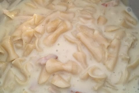 Cliquez pour zoomer ! Macaroni sauce Alfredo Thermomix par 🌸 c00ki 🌸