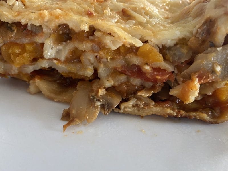 Cliquez pour zoomer ! Lasagne butternut et champignons Thermomix par 🌸 c00ki 🌸