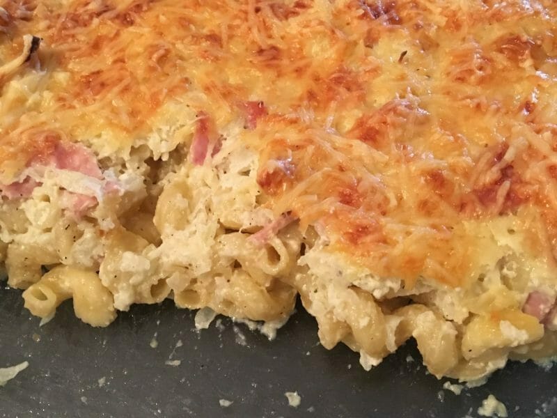 Cliquez pour zoomer ! Gratin de fusilli au jambon Thermomix par 🌸 c00ki 🌸