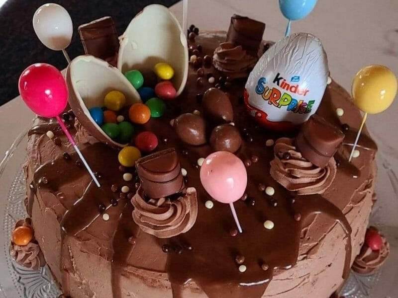 Cliquez pour zoomer ! Layer cake Kinder Bueno Thermomix par aude729