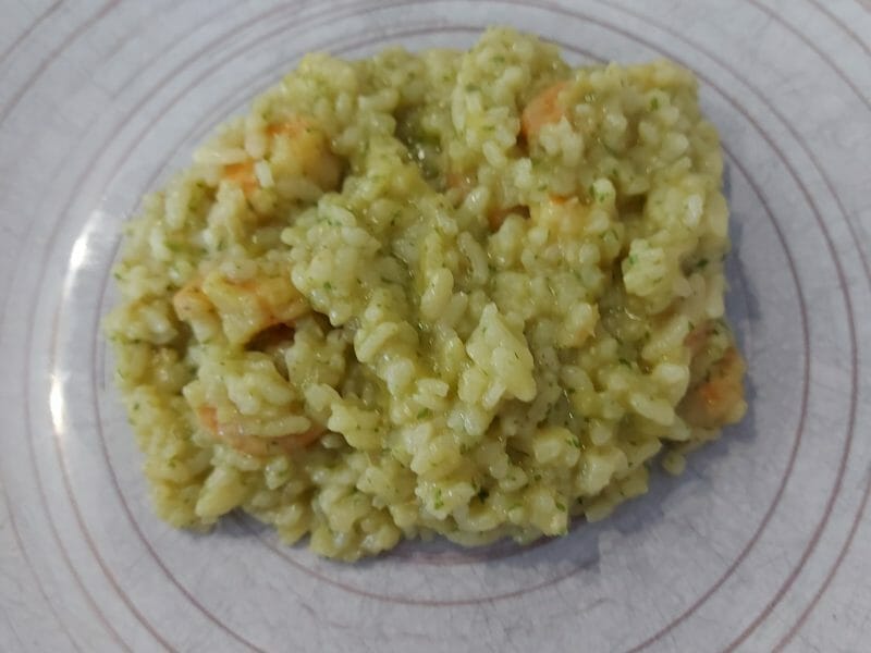 Cliquez pour zoomer ! Risotto crevettes et curry Thermomix par jessica_129