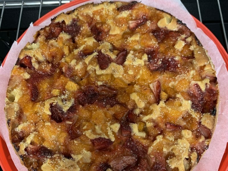 Cliquez pour zoomer ! Gâteau aux fraises Thermomix par alexamafalda