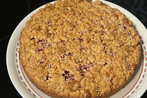Cliquez pour zoomer ! Crumb cake framboises Thermomix par Mathilde2b