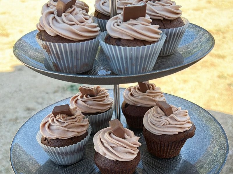 Cliquez pour zoomer ! Cupcakes Kinder Thermomix par Mathilde2b