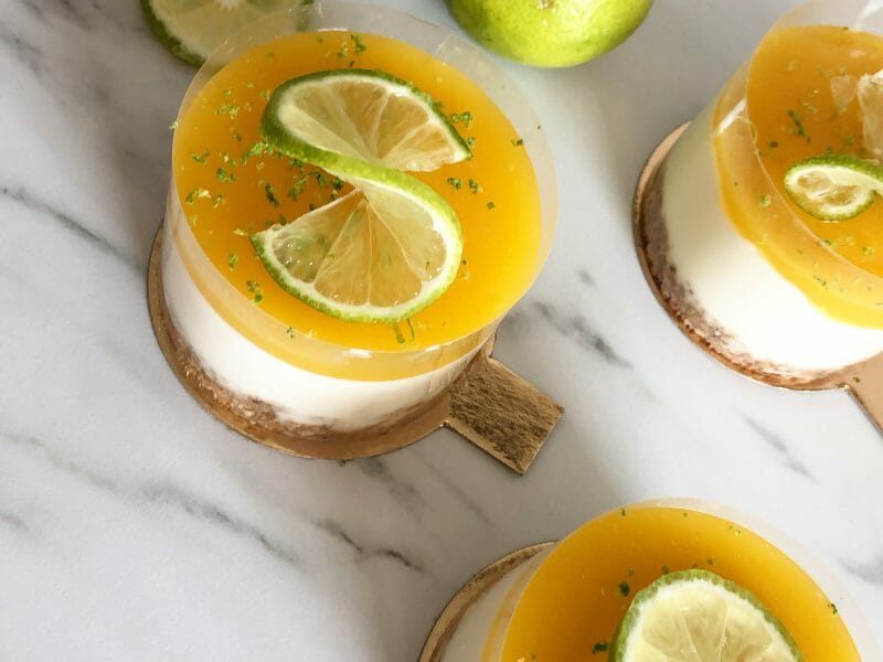 Cliquez pour zoomer ! Mini cheesecakes au citron vert Thermomix par youssra_dmh