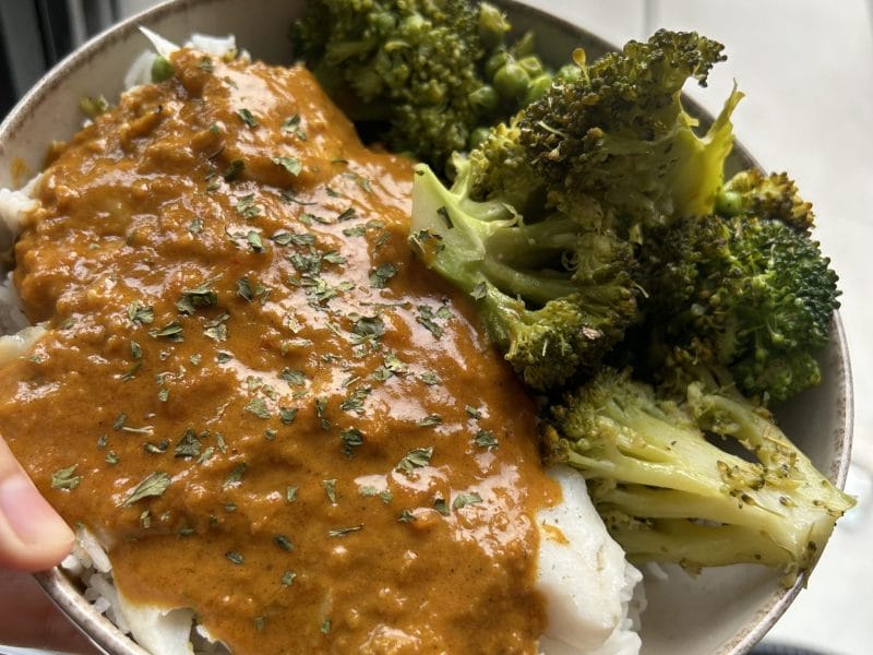 Cliquez pour zoomer ! Curry de poisson au lait de coco Thermomix par youssra_dmh