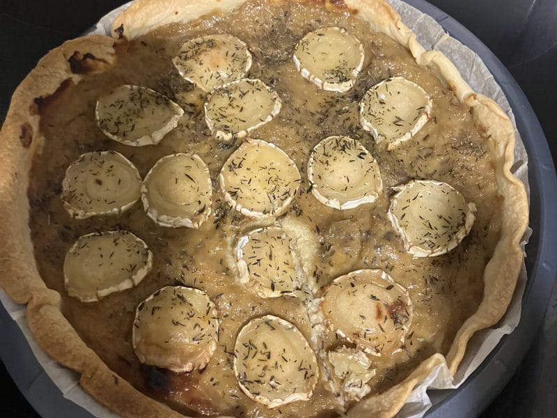 Cliquez pour zoomer ! Quiche oignons, chèvre et miel Thermomix par bricedd