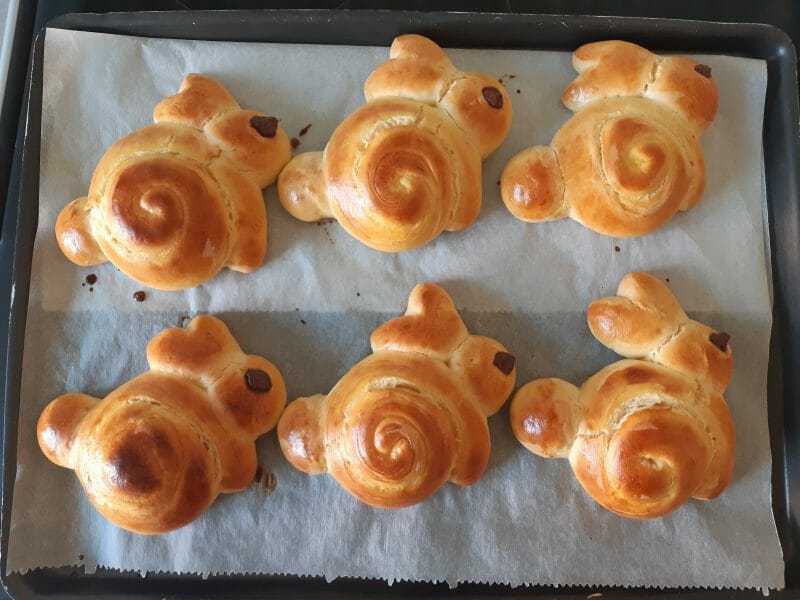 Cliquez pour zoomer ! Brioches lapin de Pâques Thermomix par geraldinek