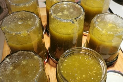 Confiture Tomate Verte Thermomix Confiture De Tomate Verte 8 Confiture de tomates vertes au Thermomix - Cookomix