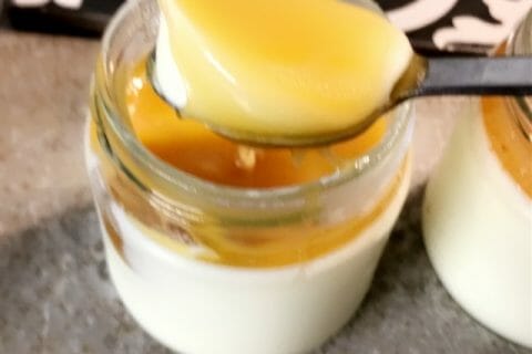 Cliquez pour zoomer ! Panna cotta caramel beurre salé Thermomix par guirlinger
