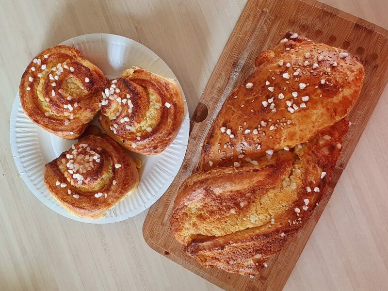 Cliquez pour zoomer ! Brioche à la crème d’amande Thermomix par sakuramifa78