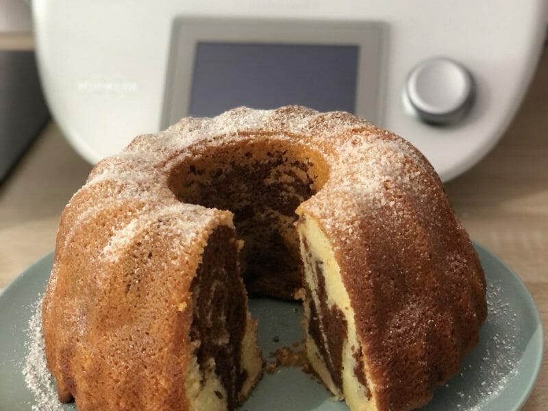 Cliquez pour zoomer ! Marbré au chocolat Thermomix par PitiGateauSec