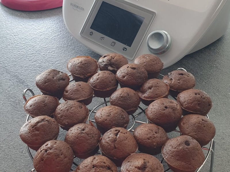 Cliquez pour zoomer ! Cake au chocolat et à la banane Thermomix par laeticd