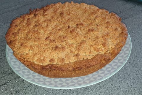 Cliquez pour zoomer ! Tarte aux pommes façon crumble Thermomix par laeticd