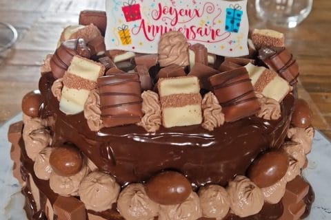 Cliquez pour zoomer ! Layer cake Kinder Bueno Thermomix par sally666