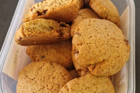 Cliquez pour zoomer ! Cookies beurre de cacahuète et pépites de chocolat Thermomix par sally666