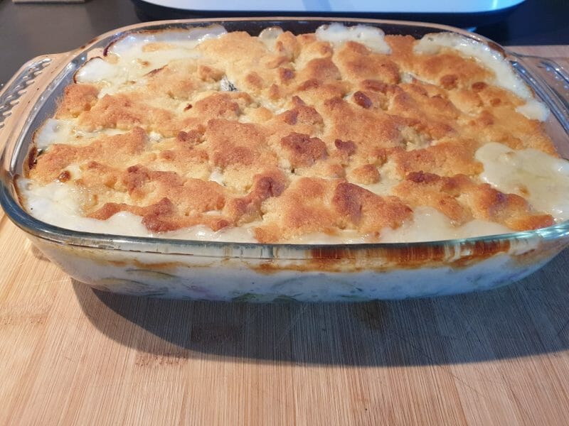 Cliquez pour zoomer ! Gratin de crozets aux courgettes et saumon fumé Thermomix par sally666