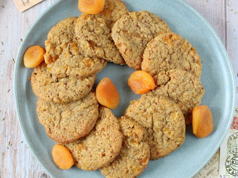 Cliquez pour zoomer ! Cookies romarin et abricots Thermomix par Pickmoule