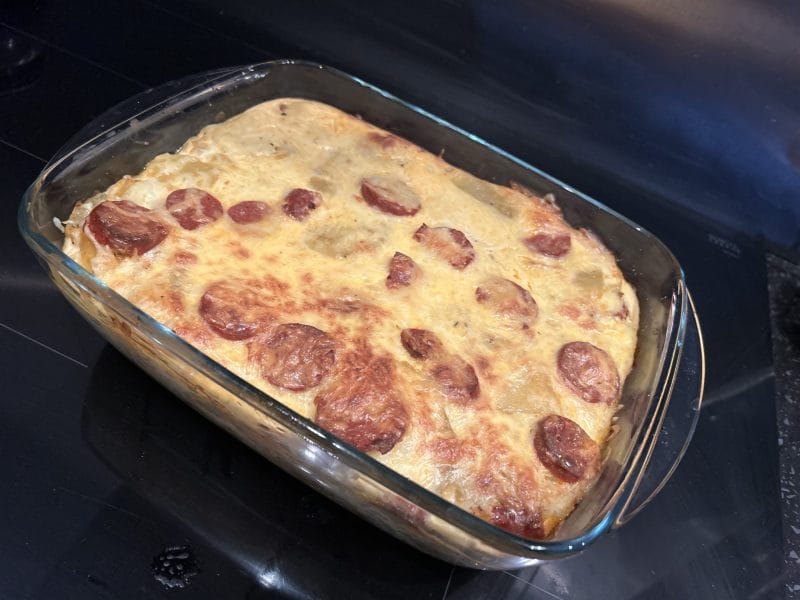 Cliquez pour zoomer ! Gratin de pommes de terre au chorizo Thermomix par Céline Anne