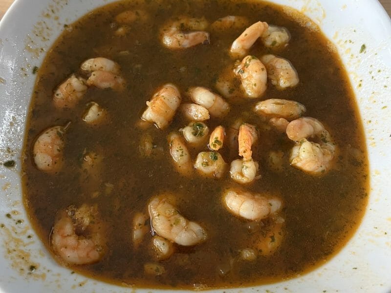 Cliquez pour zoomer ! Crevettes sautées à l’ail et à la bière Thermomix par julie_335