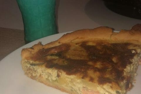 Cliquez pour zoomer ! Quiche saumon et courgettes Thermomix par chanel_97one