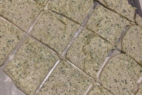 Cliquez pour zoomer ! Pain à l’ail, persil et mozzarella Thermomix par lea_102