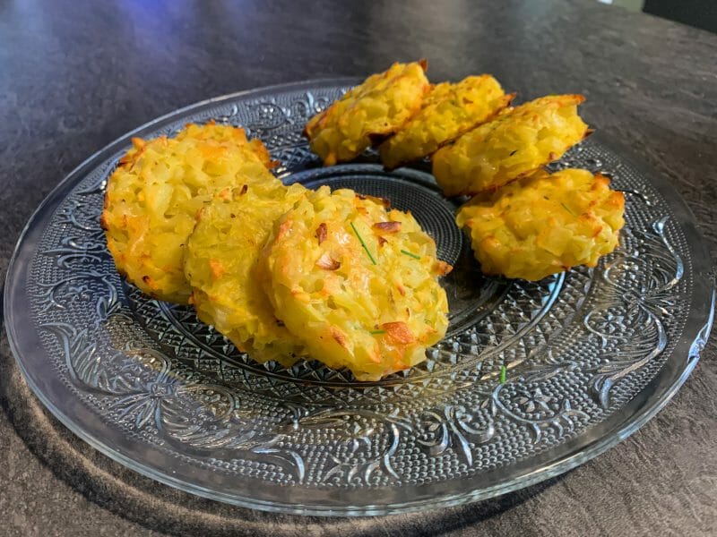 Cliquez pour zoomer ! Galettes de pommes de terre au four Thermomix par eva42