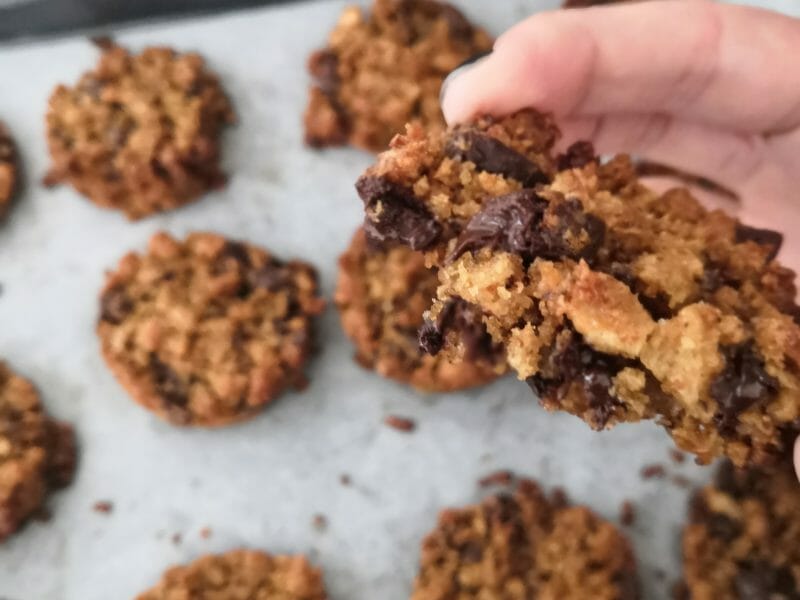 Cliquez pour zoomer ! Cookies au pain rassis et pépites de chocolat Thermomix par Fannymdz