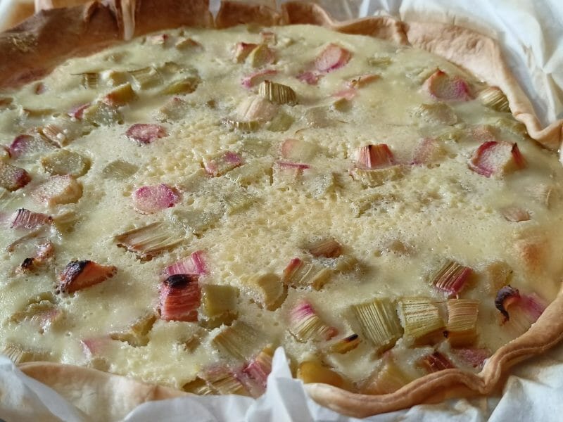 Cliquez pour zoomer ! Tarte à la rhubarbe Thermomix par ninata_1