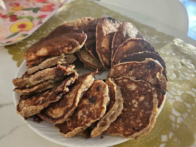 Cliquez pour zoomer ! Pancakes healthy flocons d’avoine et banane Thermomix par 🍍HanaNas🍍
