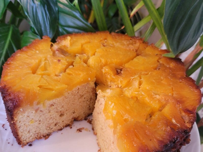 Cliquez pour zoomer ! Gâteau renversé à l’ananas Thermomix par 🍍HanaNas🍍