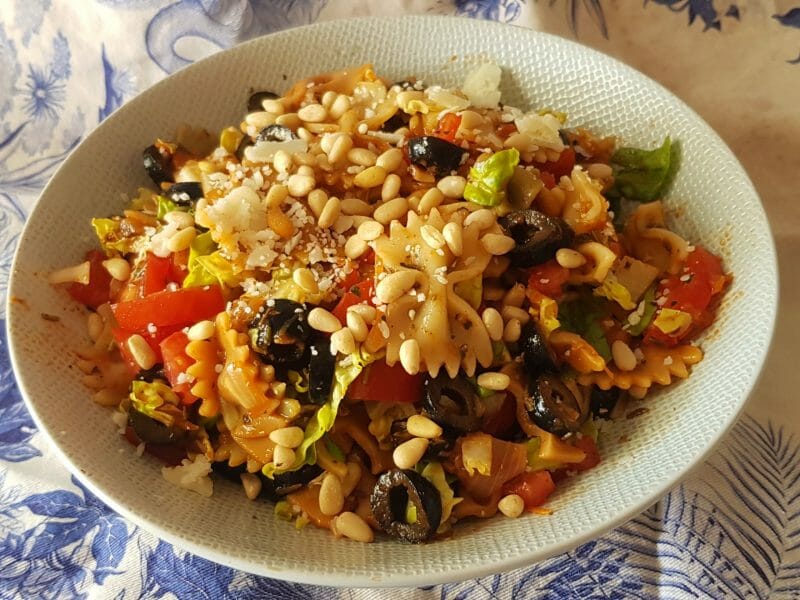 Cliquez pour zoomer ! Salade de pâtes méditerranéenne Thermomix par 🍍HanaNas🍍