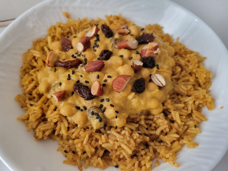 Cliquez pour zoomer ! Curry de pois chiches au lait de coco Thermomix par 🍍HanaNas🍍