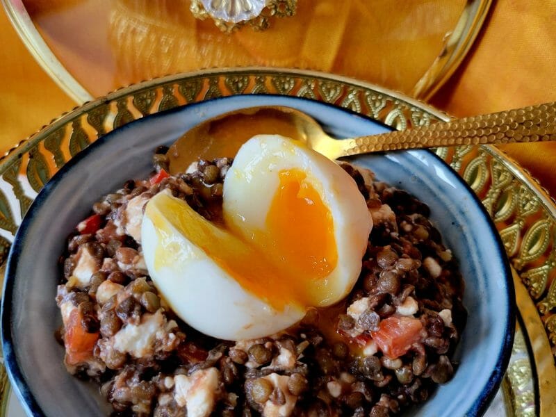 Cliquez pour zoomer ! Salade de lentilles à la grecque Thermomix par 🍍HanaNas🍍
