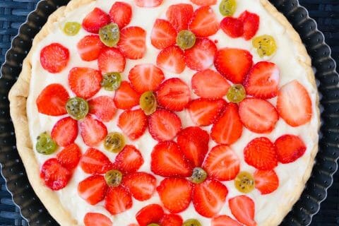 Cliquez pour zoomer ! Tarte aux fraises Thermomix par Marjo
