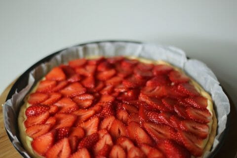 Cliquez pour zoomer ! Tarte aux fraises Thermomix par Marjo