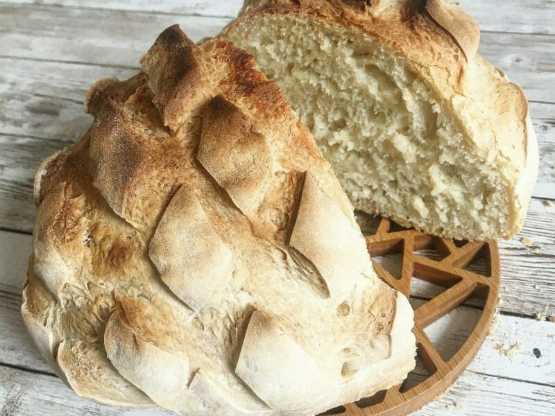 Cliquez pour zoomer ! Miche de pain Thermomix par Marjo